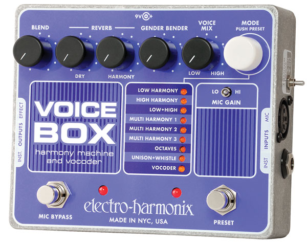 Electro Harmonix的V256 Vocoder踏板和Voice Box踏板-Electro-Harmonix